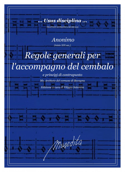 Anonimo (19th century): Regole generali per l’accompagno del cembalo