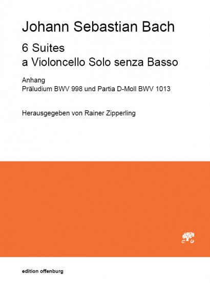 Bach, Johann Sebastian (1685–1750): 6 Suites BWV 1007–12