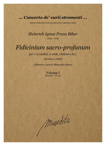 Biber, Heinrich Ignaz Franz (1644–1704): Fidicinium sacro-profanum