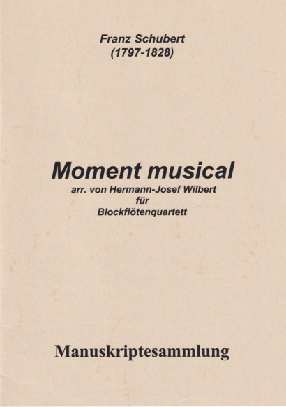 Schubert, Franz (1797–1828): Moment musical