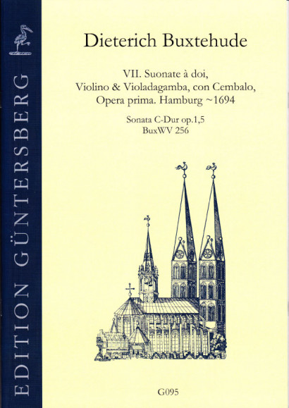Buxtehude, Dieterich (~1637-1707): VI. Suonate à doi, Violino & Violadagamba, con Cembalo, Opera prima BuxWV 252-258<br>- Sonata C-Dur