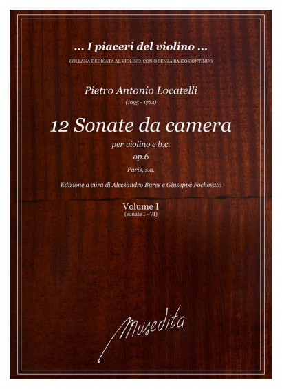 Locatelli, Pietro A. (1695–1764): 12 Sonate da camera op. 6