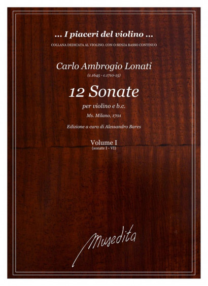 Lonati, Carlo Ambrogio (1645– 1710/15): XII Sonate a Violino solo